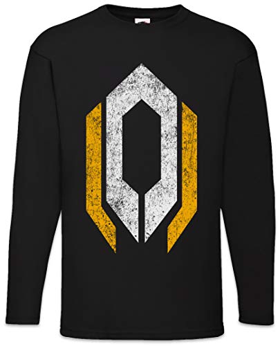 Urban Backwoods Cerberus Logo Herren Langarm T-Shirt Schwarz Größe L von Urban Backwoods