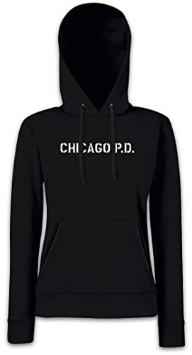 Urban Backwoods Chicago P.D. Damen Kapuzenpullover Hoodie Schwarz Größe 2XL von Urban Backwoods