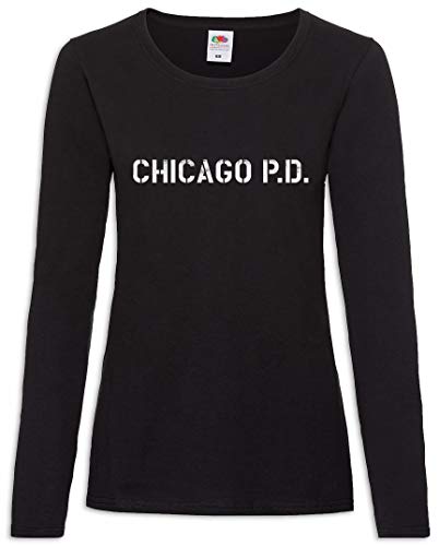 Urban Backwoods Chicago P.D. Damen Langarm T-Shirt Schwarz Größe XL von Urban Backwoods