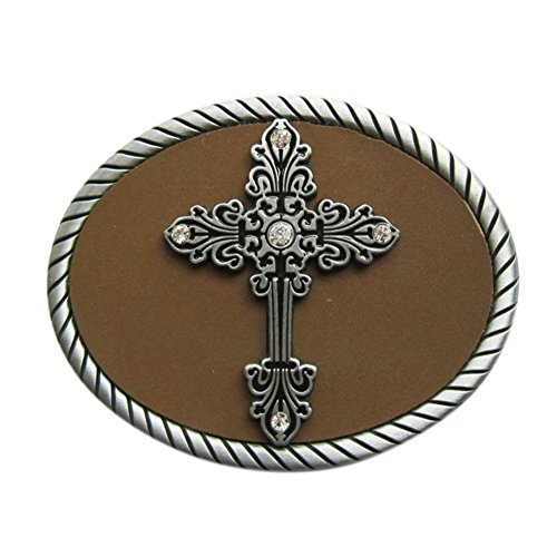 Urban Backwoods Christian Cross I Gürtelschnalle für Wechselgürtel Buckle von Urban Backwoods