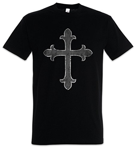 Urban Backwoods Christian Cross I Herren T-Shirt Schwarz Größe 2XL von Urban Backwoods