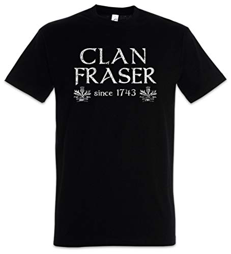 Urban Backwoods Clan Fraser Herren T-Shirt Schwarz Größe L von Urban Backwoods