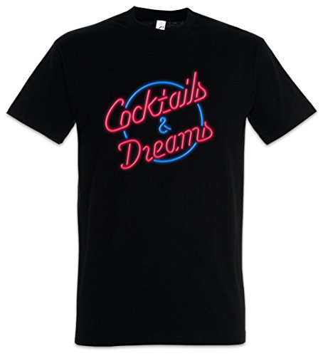 Urban Backwoods Cocktails & Dreams Cocktail Movie Logo Herren T-Shirt Schwarz Größe L von Urban Backwoods