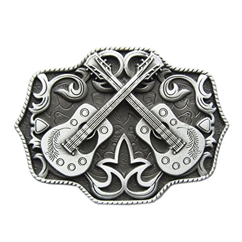 Urban Backwoods Country Guitars II Gürtelschnalle für Wechselgürtel Buckle von Urban Backwoods