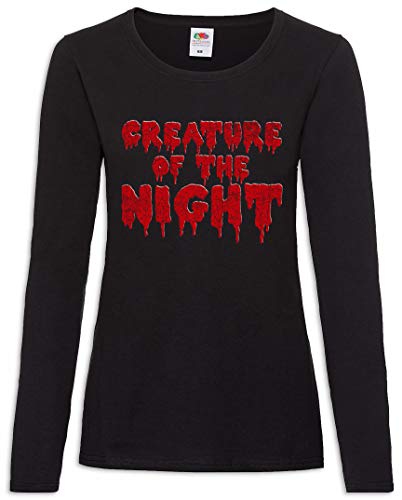 Urban Backwoods Creature of The Night Damen Langarm T-Shirt Schwarz Größe XL von Urban Backwoods
