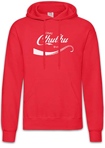 Urban Backwoods Cthulhu Cola Hoodie Kapuzenpullover Sweatshirt Rot Größe M von Urban Backwoods