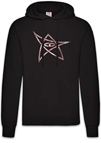 Urban Backwoods Cthulhu Elder Sign II Hoodie Kapuzenpullover Sweatshirt Schwarz Größe M von Urban Backwoods