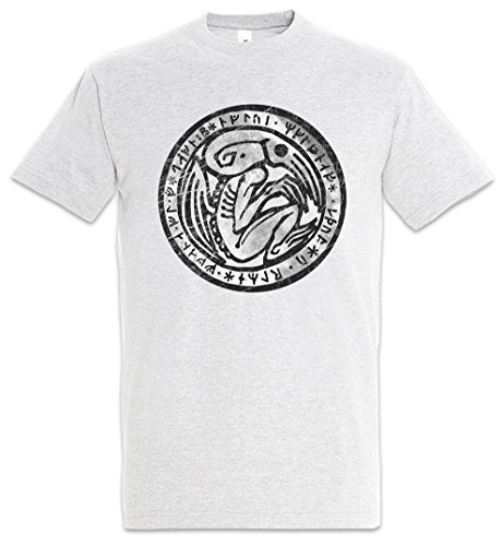 Urban Backwoods Cthulhu Patch Herren T-Shirt Grau Größe XL von Urban Backwoods