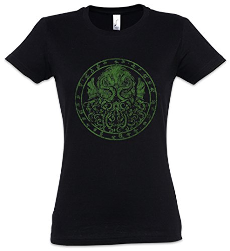 Urban Backwoods Cthulhu Runes Damen T-Shirt Schwarz Größe XL von Urban Backwoods