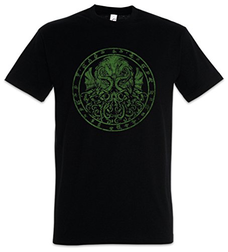 Urban Backwoods Cthulhu Runes Herren T-Shirt Schwarz Größe 3XL von Urban Backwoods