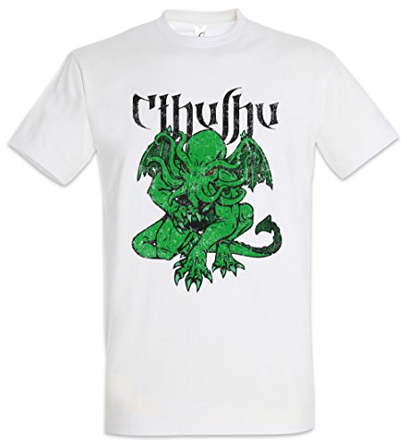 Urban Backwoods Cthulhu VI Herren T-Shirt Weiß Größe L von Urban Backwoods