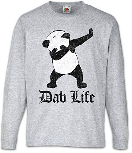Urban Backwoods Dab Life I Kinder Kids Mädchen Jungen Langarm T-Shirt Grau Größe 12 Jahre von Urban Backwoods