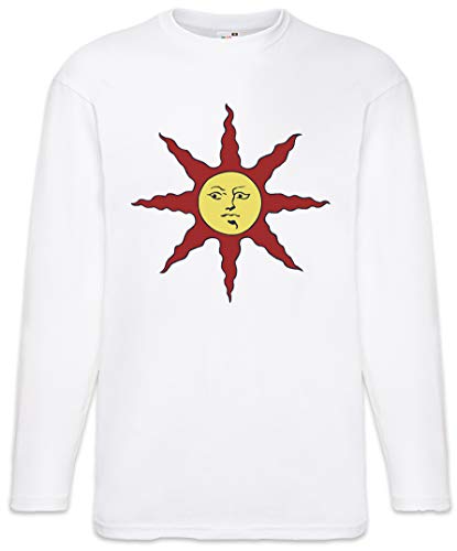 Urban Backwoods Dark Soul Sun Herren Langarm T-Shirt Weiß Größe M von Urban Backwoods