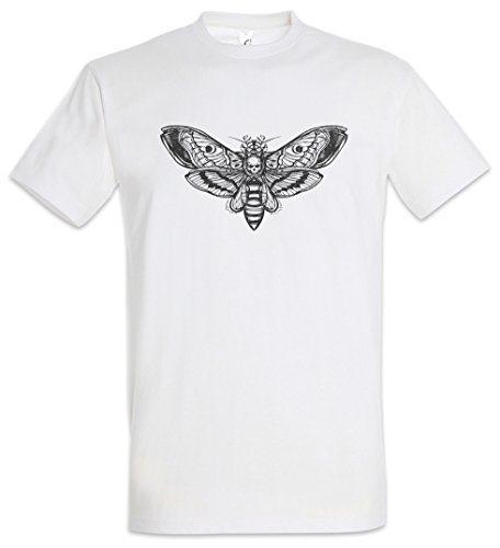 Urban Backwoods Death Moth Herren T-Shirt Weiß Größe L von Urban Backwoods