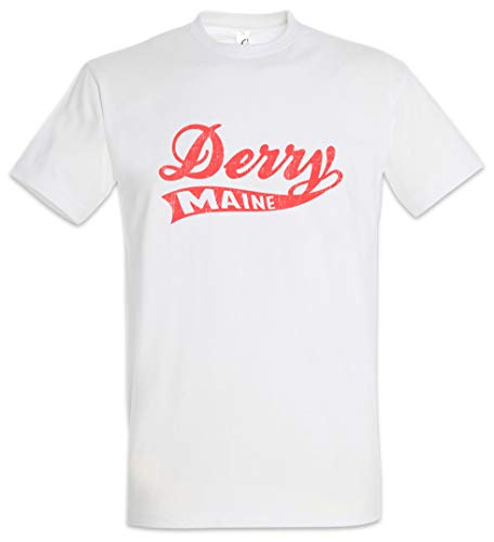 Urban Backwoods Derry Maine Herren T-Shirt Weiß Größe 2XL von Urban Backwoods