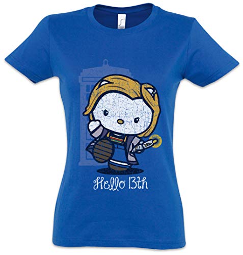 Urban Backwoods Dr. Hello Damen T-Shirt Blau Größe M von Urban Backwoods