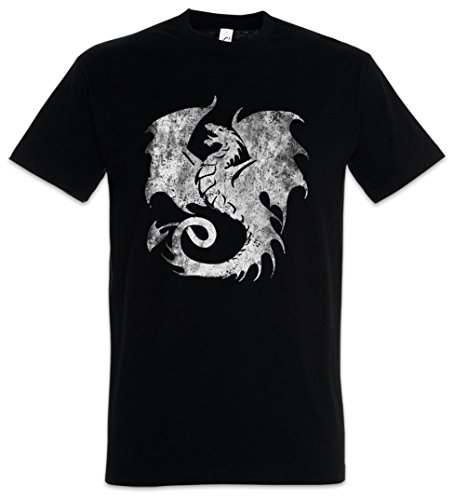 Urban Backwoods Dragon V Herren T-Shirt Schwarz Größe XL von Urban Backwoods