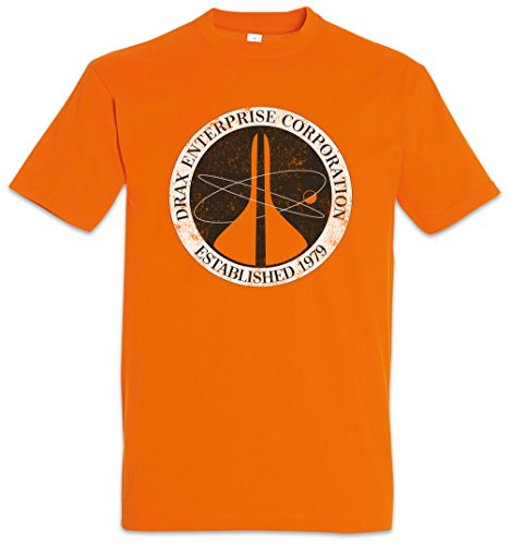 Urban Backwoods Drax Enterprise Corporation II Herren T-Shirt Orange Größe 2XL von Urban Backwoods