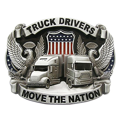 Urban Backwoods Druck Drivers Move The Nation I Gürtelschnalle für Wechselgürtel Buckle von Urban Backwoods