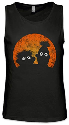 Urban Backwoods E & B Puppets Herren Männer Tank Top Training Shirt Schwarz Größe L von Urban Backwoods