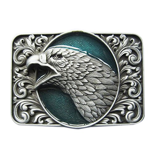 Urban Backwoods Eagle Head III Gürtelschnalle für Wechselgürtel Buckle von Urban Backwoods