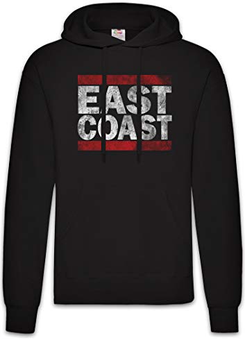 Urban Backwoods East Coast Hoodie Kapuzenpullover Sweatshirt Schwarz Größe L von Urban Backwoods