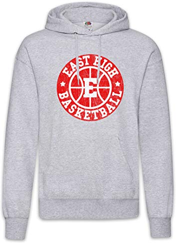 Urban Backwoods East High Basketball I Hoodie Kapuzenpullover Sweatshirt Grau Größe S von Urban Backwoods