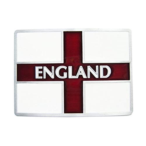 Urban Backwoods England Flag Gürtelschnalle für Wechselgürtel Buckle von Urban Backwoods