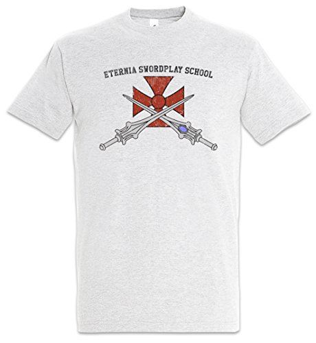 Urban Backwoods Eternia Swordplay School I Herren T-Shirt Grau Größe 3XL von Urban Backwoods