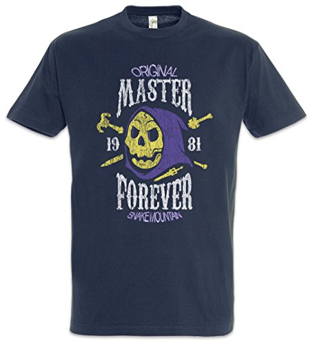 Urban Backwoods Evil Master Forever Herren T-Shirt Blau Größe 4XL von Urban Backwoods