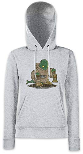 Urban Backwoods FF Tombery Damen Kapuzenpullover Hoodie Grau Größe XL von Urban Backwoods