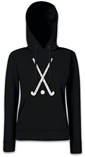Urban Backwoods Field Hockey Tools Damen Kapuzenpullover Hoodie Schwarz Größe XL von Urban Backwoods