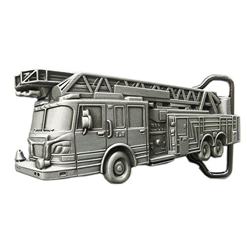 Urban Backwoods Fire Truck II Gürtelschnalle für Wechselgürtel Buckle von Urban Backwoods