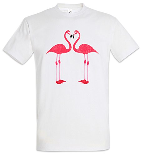 Urban Backwoods Flamingo I Herren T-Shirt Weiß Größe 4XL von Urban Backwoods