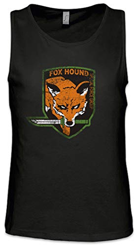 Urban Backwoods Foxhound Logo Herren Männer Tank Top Training Shirt Schwarz Größe L von Urban Backwoods