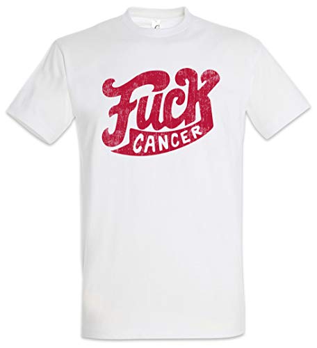 Urban Backwoods Fuck Cancer Herren T-Shirt Weiß Größe 2XL von Urban Backwoods