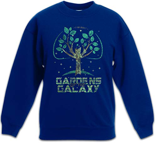 Urban Backwoods Gardens of The Galaxy Kinder Jungen Mädchen Pullover Blau Größe 12 Jahre von Urban Backwoods