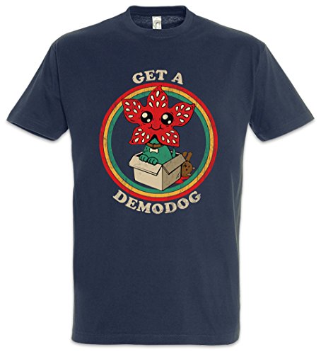 Urban Backwoods Get A Demodog I Herren T-Shirt Blau Größe M von Urban Backwoods