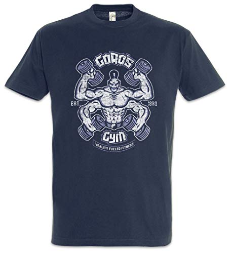 Urban Backwoods Goro's Gym Herren T-Shirt Blau Größe XL von Urban Backwoods