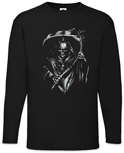 Urban Backwoods Grim Reaper III Herren Langarm T-Shirt Schwarz Größe L von Urban Backwoods