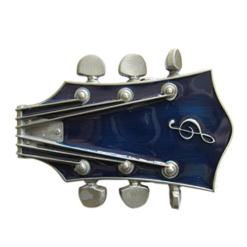 Urban Backwoods Guitar Head IV Gürtelschnalle für Wechselgürtel Buckle von Urban Backwoods