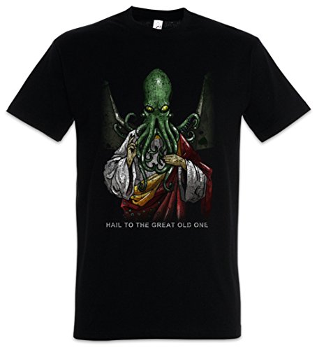 Urban Backwoods Hail Cthulhu Herren T-Shirt Schwarz Größe 3XL von Urban Backwoods