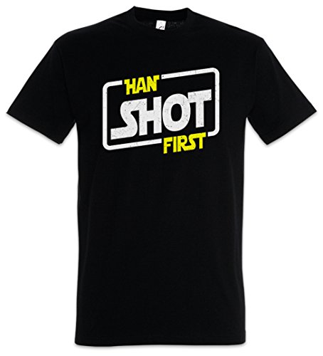 Urban Backwoods Han Shot First Herren T-Shirt Schwarz Größe 4XL von Urban Backwoods