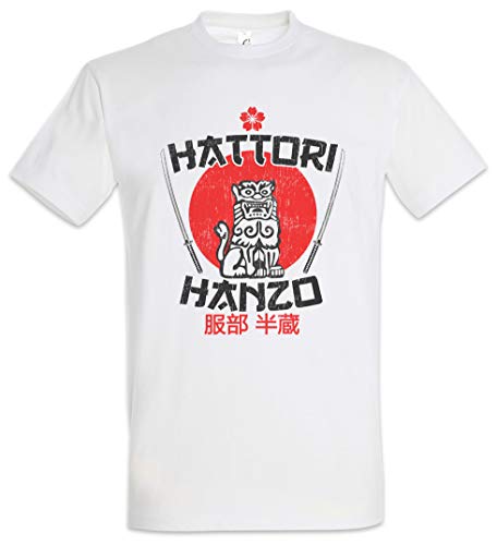 Urban Backwoods Hattori Hanzo Herren T-Shirt Weiß Größe 2XL von Urban Backwoods