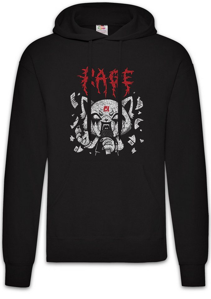 Urban Backwoods Hoodie A Rage Herren Hoodie Yeti Aggretsuko Fun Heavy Music DJ Metal MC Rap (1-tlg) Electro Techno HipHop von Urban Backwoods