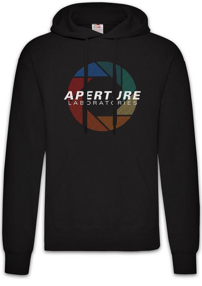 Urban Backwoods Hoodie Aperture Laboratories Logo B Herren Hoodie Science Logo Labs Game (1-tlg) Portal Retro Shooter Kult von Urban Backwoods