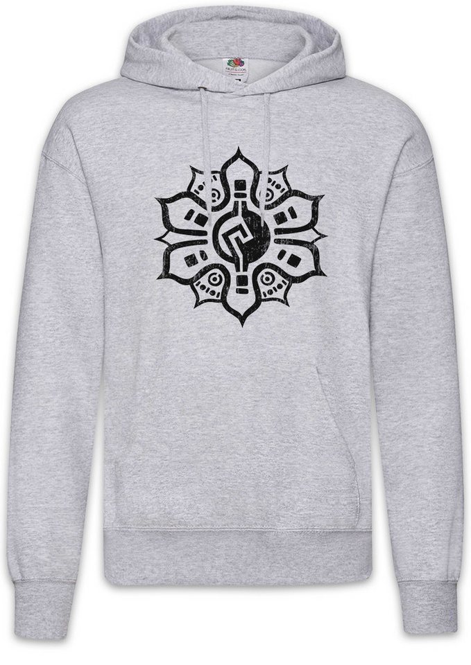 Urban Backwoods Hoodie Aztec Flower I Herren Hoodie Aztecs Azteken Inka Maya Mayans Mayas (1-tlg) Tattoo Atzteken Empire von Urban Backwoods