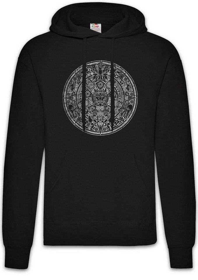 Urban Backwoods Hoodie Aztec Mandala Herren Hoodie Azteken Indians American Mayans Maya Mayas (1-tlg) Sign Calendar Mexico von Urban Backwoods