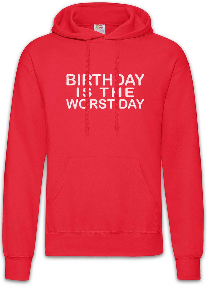 Urban Backwoods Hoodie Birthday Is The Worst Day Herren Hoodie Ich Hasse Geburtstage Hate (1-tlg) Geburtstag Grumpy Grouch Schlechtester von Urban Backwoods