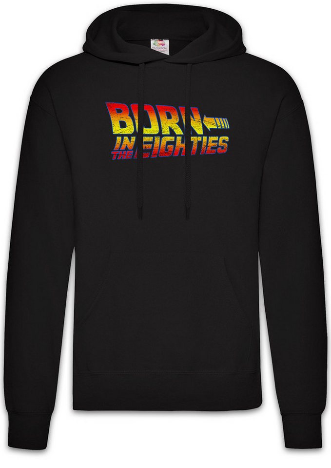 Urban Backwoods Hoodie Born In The Eighties Herren Hoodie Achtziger 80s Back To Nerd The (1-tlg) Zurück Future Geek Zukunft von Urban Backwoods